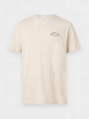T-shirt z nadrukiem Pier One By Zalando beżowy