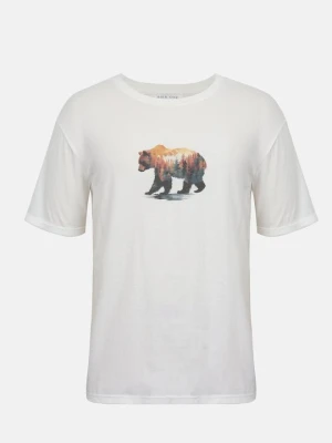 T-shirt z nadrukiem Pier One By Zalando biały