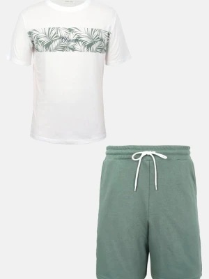 T-shirt z nadrukiem Pier One By Zalando biały