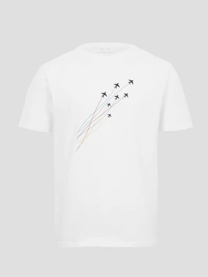 T-shirt z nadrukiem Pier One By Zalando biały