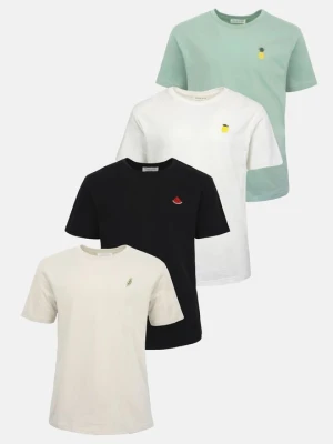 T-shirt z nadrukiem Pier One By Zalando czarny