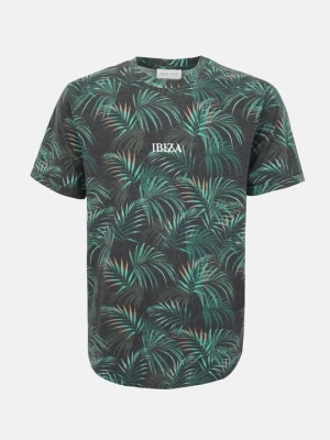 T-shirt z nadrukiem Pier One By Zalando czarny