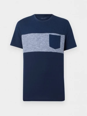 T-shirt z nadrukiem Pier One By Zalando granatowy