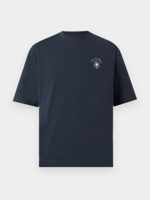 T-shirt z nadrukiem Pier One By Zalando granatowy