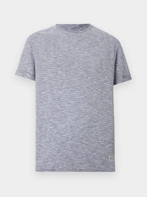 T-shirt z nadrukiem Pier One By Zalando granatowy
