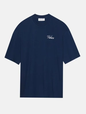 T-shirt z nadrukiem Pier One granatowy