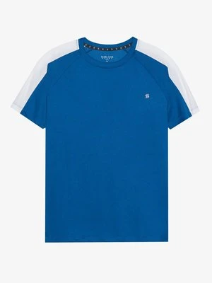 T-shirt z nadrukiem Pier One granatowy