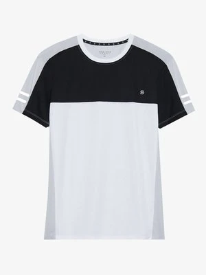 T-shirt z nadrukiem Pier One Sport By Zalando czarny