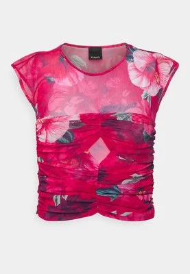 T-shirt z nadrukiem pinko