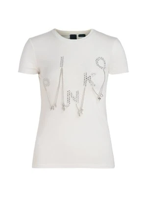 T-shirt z nadrukiem pinko