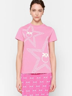 T-shirt z nadrukiem pinko