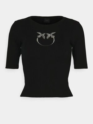 T-shirt z nadrukiem pinko