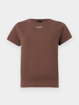 T-shirt z nadrukiem Pinko