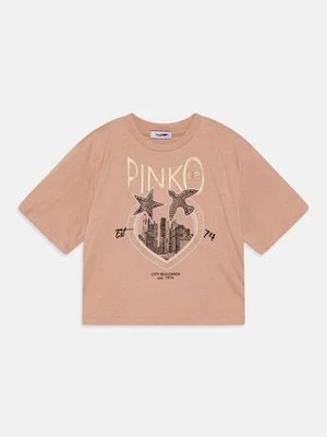 T-shirt z nadrukiem Pinko Up