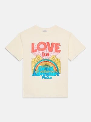 T-shirt z nadrukiem Pinko Up