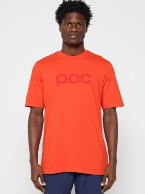 T-shirt z nadrukiem POC czerwony