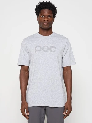T-shirt z nadrukiem POC szary