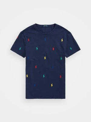 T-shirt z nadrukiem Polo Ralph Lauren czarny
