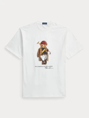 T-shirt z nadrukiem Polo Ralph Lauren biały
