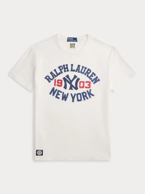 T-shirt z nadrukiem Polo Ralph Lauren biały