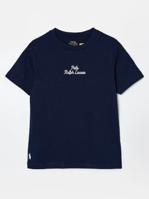 T-shirt z nadrukiem Polo Ralph Lauren błękit królewski
