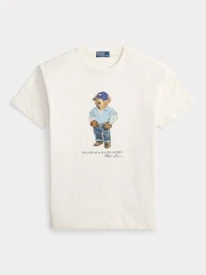 T-shirt z nadrukiem Polo Ralph Lauren czarny