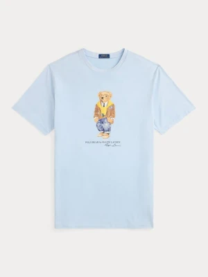 T-shirt z nadrukiem Polo Ralph Lauren czarny