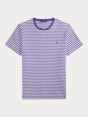 T-shirt z nadrukiem Polo Ralph Lauren fioletowy