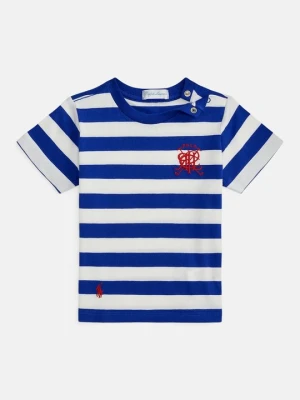 T-shirt z nadrukiem Polo Ralph Lauren jasnoniebieski