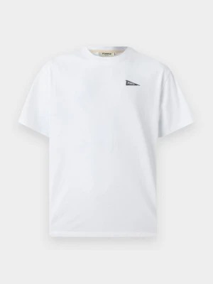 T-shirt z nadrukiem Pompeii biały