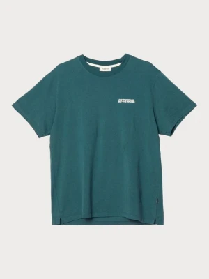 T-shirt z nadrukiem Pompeii ciemnozielony