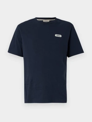 T-shirt z nadrukiem Pompeii granatowy