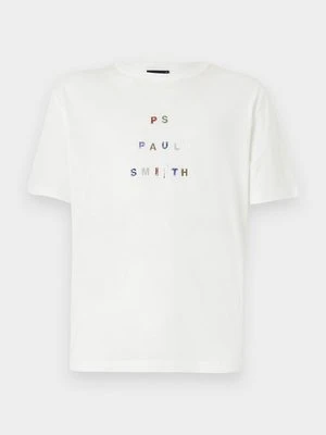 T-shirt z nadrukiem Paul Smith biały