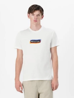 T-shirt z nadrukiem Paul Smith biały