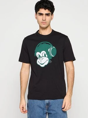 T-shirt z nadrukiem Paul Smith czarny