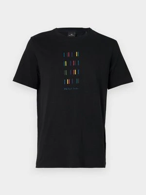 T-shirt z nadrukiem Paul Smith czarny