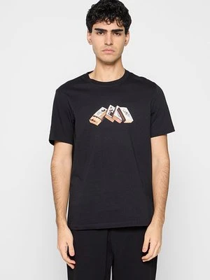 T-shirt z nadrukiem Paul Smith czarny