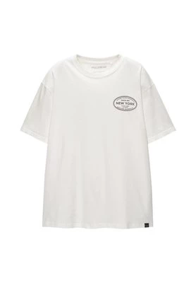 T-shirt z nadrukiem PULL&BEAR