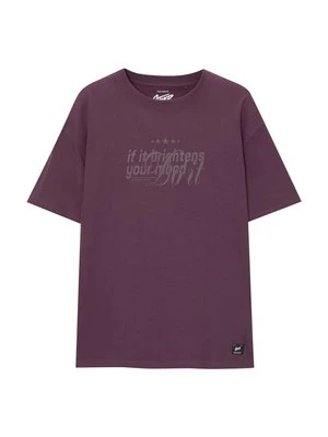 T-shirt z nadrukiem PULL&BEAR