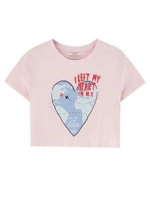 T-shirt z nadrukiem PULL&BEAR
