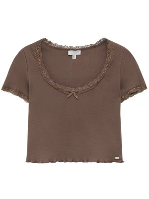 T-shirt z nadrukiem PULL&BEAR