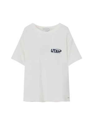 T-shirt z nadrukiem PULL&BEAR