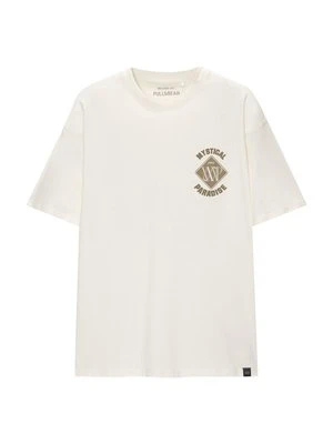 T-shirt z nadrukiem PULL&BEAR