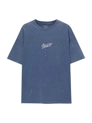 T-shirt z nadrukiem PULL&BEAR