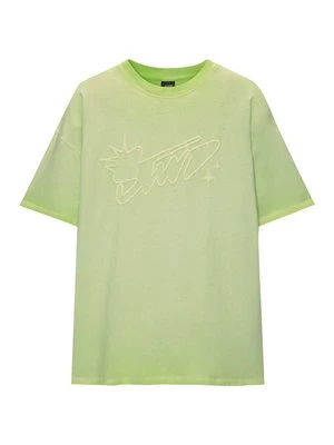 T-shirt z nadrukiem PULL&BEAR