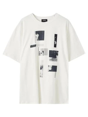 T-shirt z nadrukiem PULL&BEAR