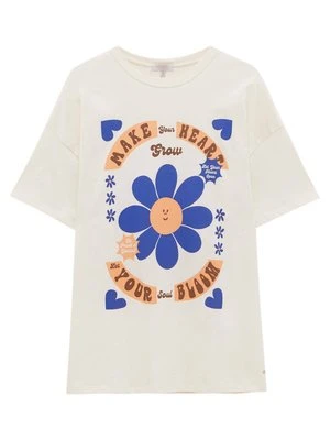 T-shirt z nadrukiem PULL&BEAR