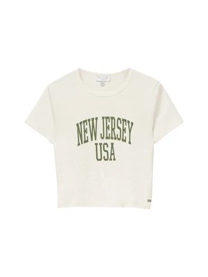 T-shirt z nadrukiem PULL&BEAR