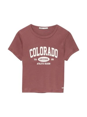 T-shirt z nadrukiem PULL&BEAR