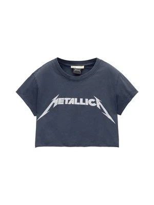 T-shirt z nadrukiem PULL&BEAR